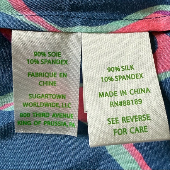 Lilly Pulitzer Silk Tiki Adira Off The Shoulder Mini Dress Size Medium NWOT - Picture 8 of 10